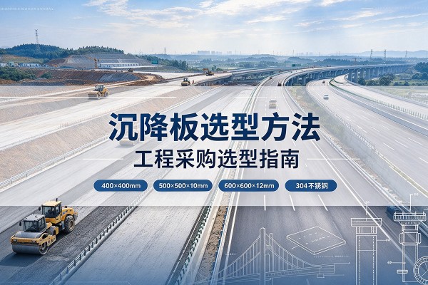 上栗沉降板选择方法