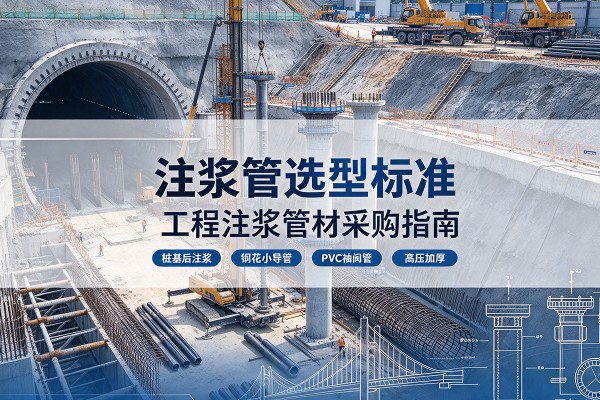 上栗注浆管选型标准